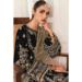 Picture of Appealing Chiffon Black Straight Cut Salwar Kameez