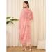 Picture of Rayon & Cotton & Silk Light Coral Readymade Salwar Kameez