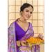 Picture of Pretty Cotton & Silk Light Steel Blue Saree