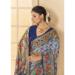 Picture of Shapely Cotton & Silk Light Steel Blue Saree