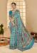 Picture of Elegant Cotton & Silk Pale Turquoise Saree