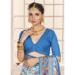 Picture of Elegant Cotton & Silk Pale Turquoise Saree