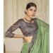 Picture of Comely Chiffon Dark Sea Green Saree