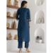 Picture of Splendid Silk Navy Blue Readymade Salwar Kameez