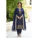 Picture of Comely Rayon Midnight Blue Readymade Salwar Kameez