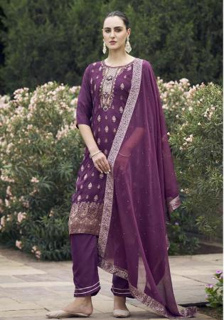 Picture of Ravishing Rayon Brown Readymade Salwar Kameez