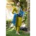 Picture of Rayon Dark Golden Rod Readymade Salwar Kameez