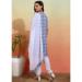 Picture of Wonderful Crepe Slate Grey Readymade Salwar Kameez