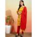 Picture of Superb Crepe Golden Readymade Salwar Kameez