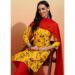 Picture of Superb Crepe Golden Readymade Salwar Kameez