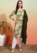 Picture of Pleasing Crepe Dark Khaki Readymade Salwar Kameez