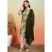 Picture of Pleasing Crepe Dark Khaki Readymade Salwar Kameez