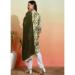 Picture of Pleasing Crepe Dark Khaki Readymade Salwar Kameez