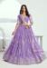 Picture of Alluring Net Medium Purple Lehenga Choli