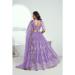 Picture of Alluring Net Medium Purple Lehenga Choli