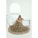 Picture of Stunning Net Dark Olive Green Lehenga Choli