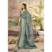 Picture of Good Looking Silk Sea Green Saree