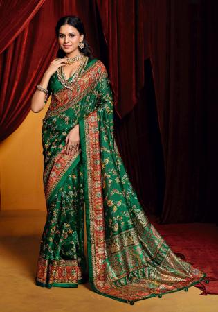 Picture of Nice Silk Sea Green Saree