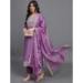 Picture of Nice Chiffon Fuchsia Readymade Salwar Kameez