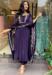 Picture of Chiffon Dark Slate Blue Readymade Salwar Kameez