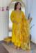 Picture of Chiffon Dark Golden Rod Readymade Salwar Kameez