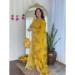Picture of Chiffon Dark Golden Rod Readymade Salwar Kameez