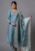 Picture of Stunning Chiffon Cadet Blue Readymade Salwar Kameez