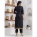 Picture of Bewitching Silk Black Readymade Salwar Kameez
