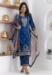 Picture of Stunning Silk Teal Readymade Salwar Kameez