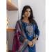 Picture of Stunning Silk Teal Readymade Salwar Kameez