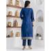 Picture of Stunning Silk Teal Readymade Salwar Kameez