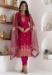 Picture of Shapely Silk Light Coral Readymade Salwar Kameez