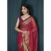 Picture of Delightful Chiffon Indian Red Saree