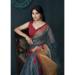 Picture of Exquisite Chiffon Dark Slate Grey Saree