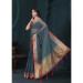 Picture of Exquisite Chiffon Dark Slate Grey Saree