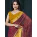 Picture of Fascinating Chiffon Maroon Saree