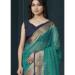 Picture of Gorgeous Chiffon Teal Saree