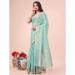 Picture of Charming Organza Dark Sea Green Saree