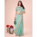 Picture of Charming Organza Dark Sea Green Saree