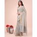 Picture of Magnificent Organza Silver Saree