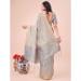 Picture of Magnificent Organza Silver Saree