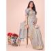 Picture of Magnificent Organza Silver Saree