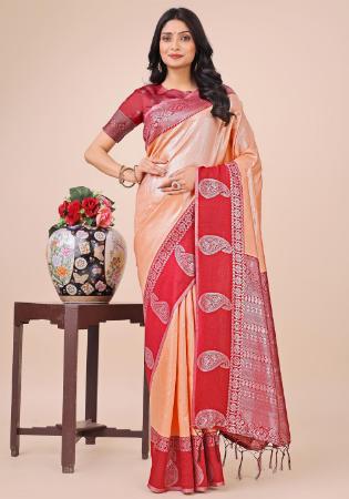 Picture of Elegant Silk Wheat Saree