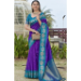Picture of Elegant Silk Purple Saree