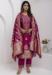 Picture of Gorgeous Silk Plum Readymade Salwar Kameez