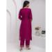 Picture of Gorgeous Silk Plum Readymade Salwar Kameez