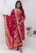 Picture of Pretty Silk Crimson Readymade Salwar Kameez
