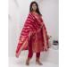 Picture of Pretty Silk Crimson Readymade Salwar Kameez