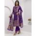 Picture of Grand Silk Dark Slate Blue Readymade Salwar Kameez