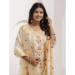 Picture of Classy Silk Off White Readymade Salwar Kameez